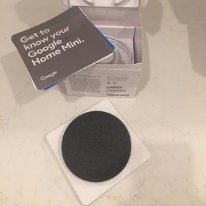 Google Home Mini - Charcoal, new in box